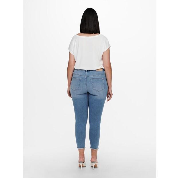 Джинсы ONLY Carmakoma 15198408 синий Skinny Fit