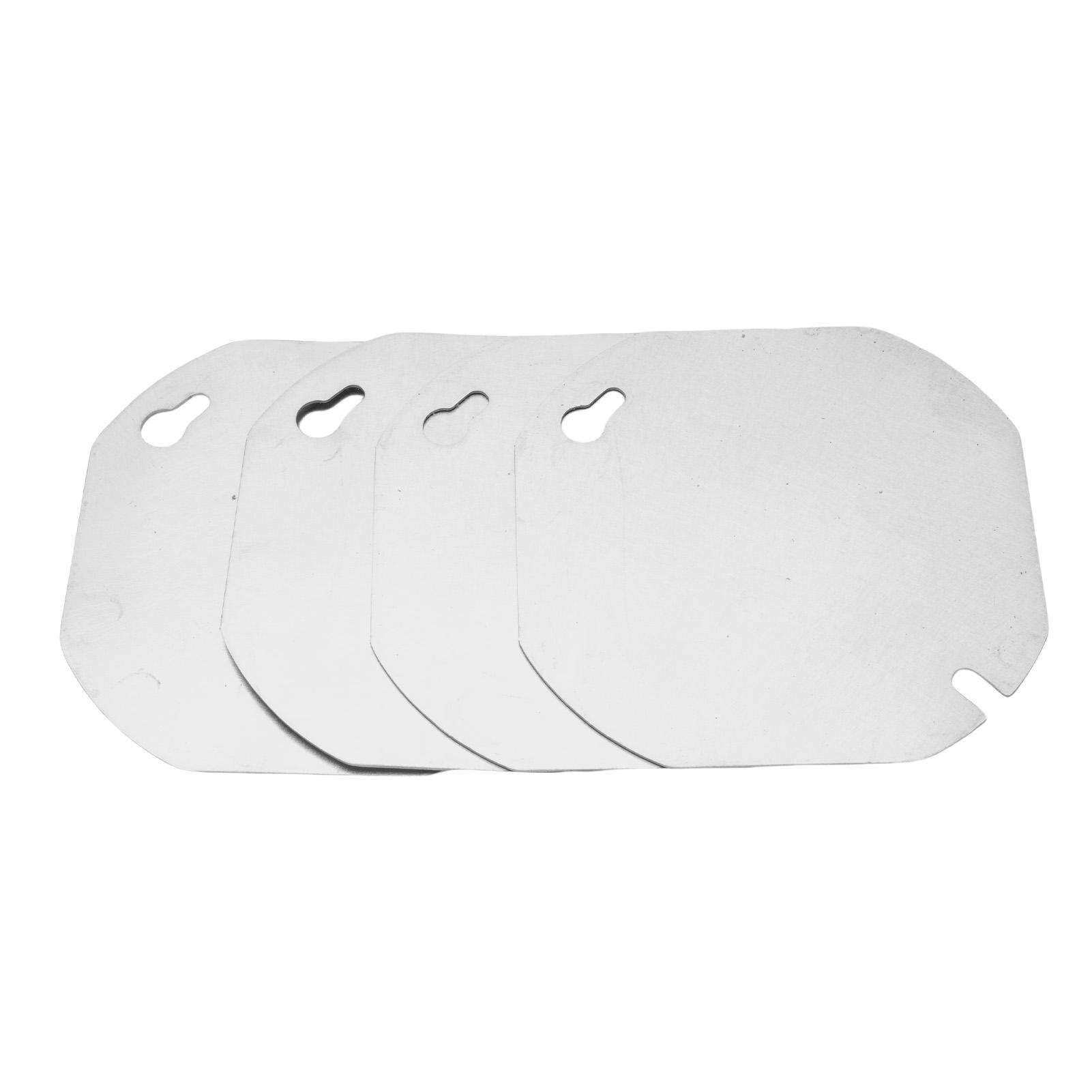 

4PCS Octagon Electrical Box Cover Galvanized Steel Blank Flat Metal Junction Box Covers for 4 Inch Octagonal Box