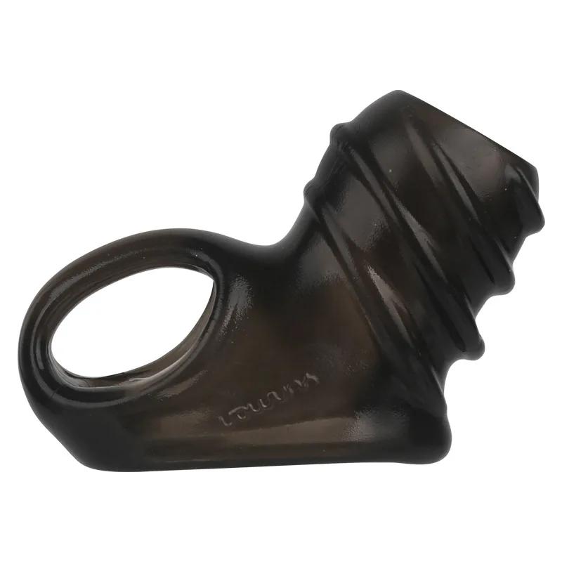 Anneau de pénis pour homme, éjaculation retardée, agrandissement du pénis, fixation du pénis, Cage de chasteté, anneau de manchon de pénis, jouets sexuels pour hommes