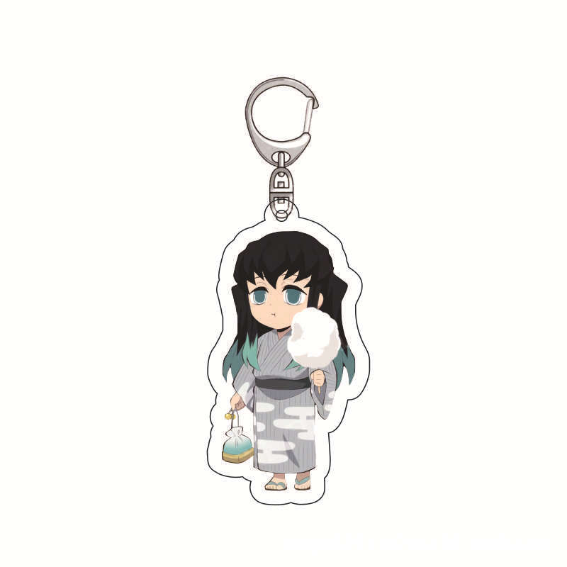 

Anime Acrylic Keychain Tanjiro Zenitsu Series Creative Accessory Pendant Charm Gift for Fans Collectible Cosplay 5.5CM