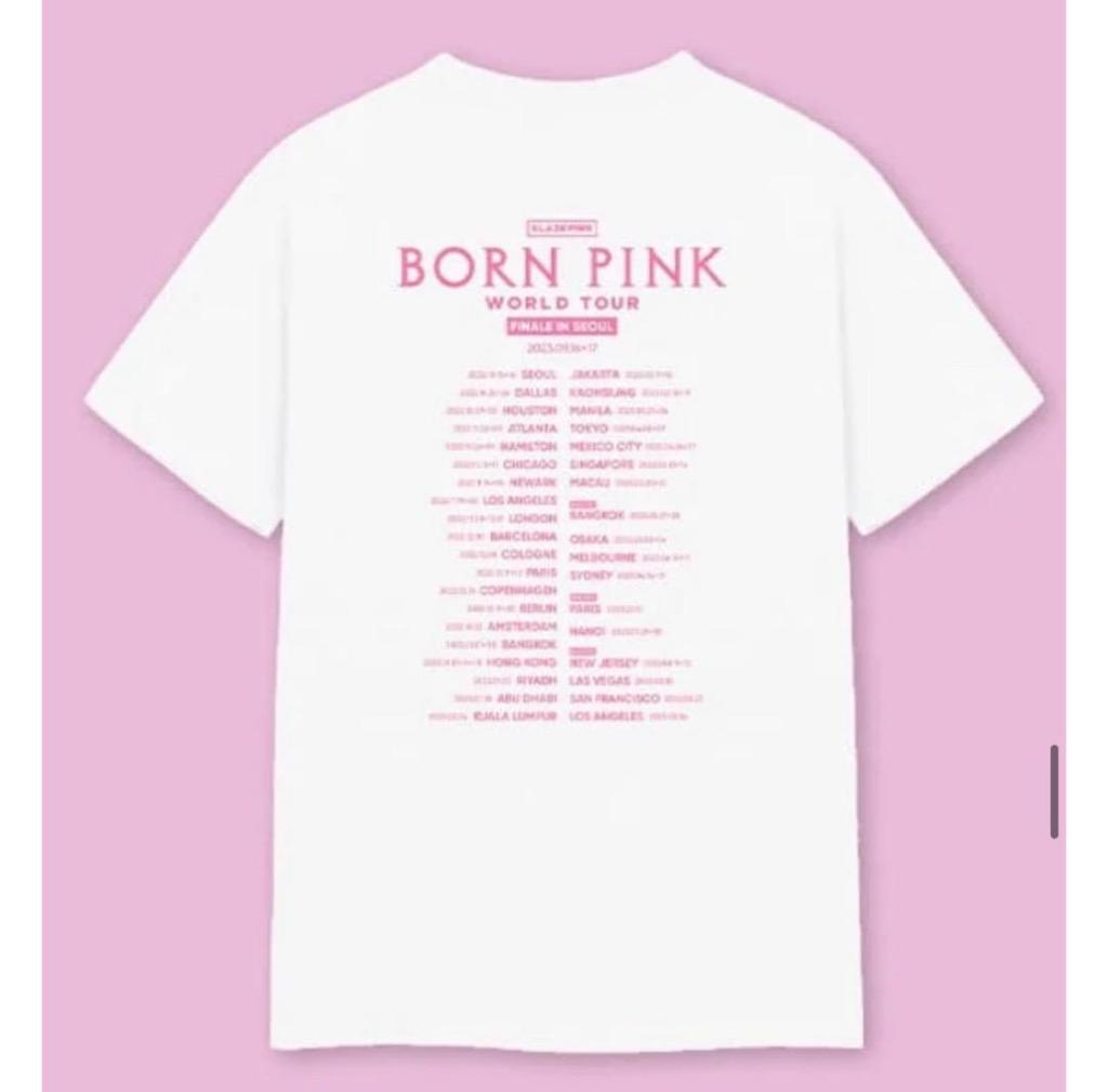 [USED] BLACKPINK T-shirt BORNPINK Seoul Concert Limited Edition M Size
