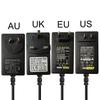 12V 4A Power Supply Adapter US EU AU UK Plug in DC Converter 100-240V AC to DC 12V 48W 4000mA Chargerfor CCTV LED Strip Light