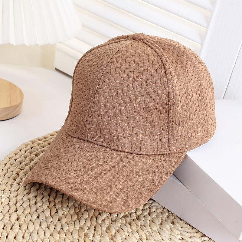 Baseball Cap New Solid Color Retro Baseball Cap Casual Breathable Sun Hat Women Summer Outdoor Hat