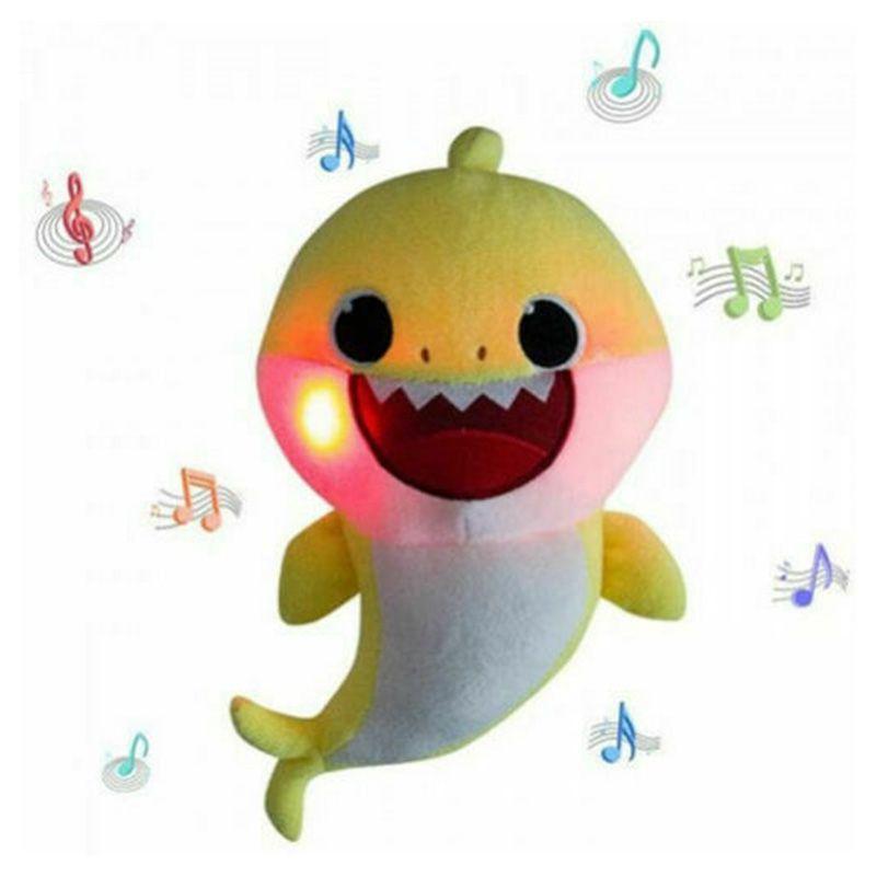 Shark Baby Light Singing Plush Toys Music Doll English Song Gift For Kids Toy