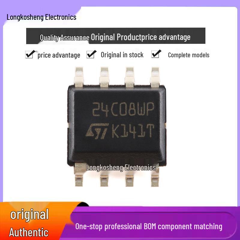 

M24C08-WMN6TP 8Kbit EEPROM Memory Chip, SOIC-8 Package