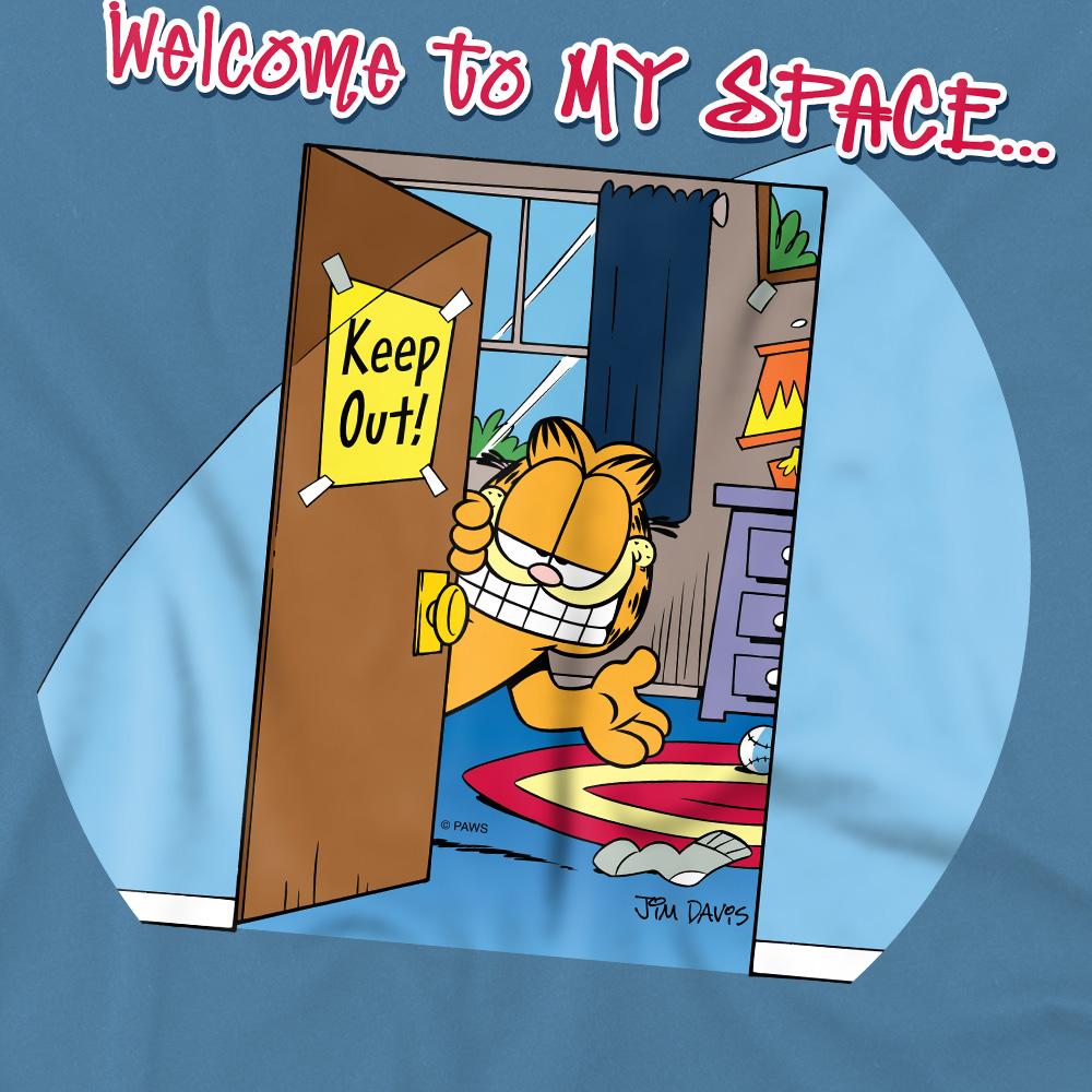 Garfield Mens Welcome To Myspace T-Shirt