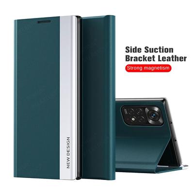 Kožené flipové pouzdro pro Xiaomi Redmi Note 13Pro 11 Magnetic Bracket Cover pro Xiamoi Redmi Note11 12 Pro 5G 11s 11Pro Protector Coque