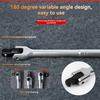 F-Bar Steering Wrench 1/2-Inch Extended Socket Wrench Da Fei Power Bar Universal Angled Socket Wrench Made of CRV Steel 15 Inch