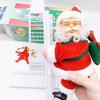 Chimney Santa Claus Climbing Ladder Climb Rop Santa Plush Toy Climbing Santa Claus Doll  Party
