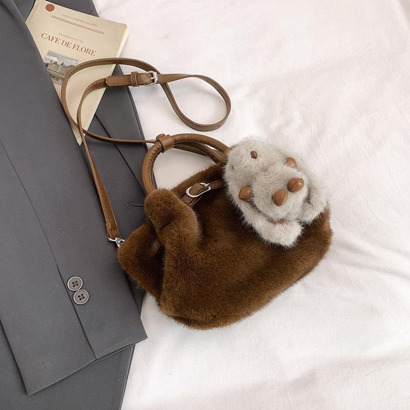 Hand-held Vegetable Basket Bag, Pleated Bucket Bag, Fashionable Single-shoulder Crossbody Bag