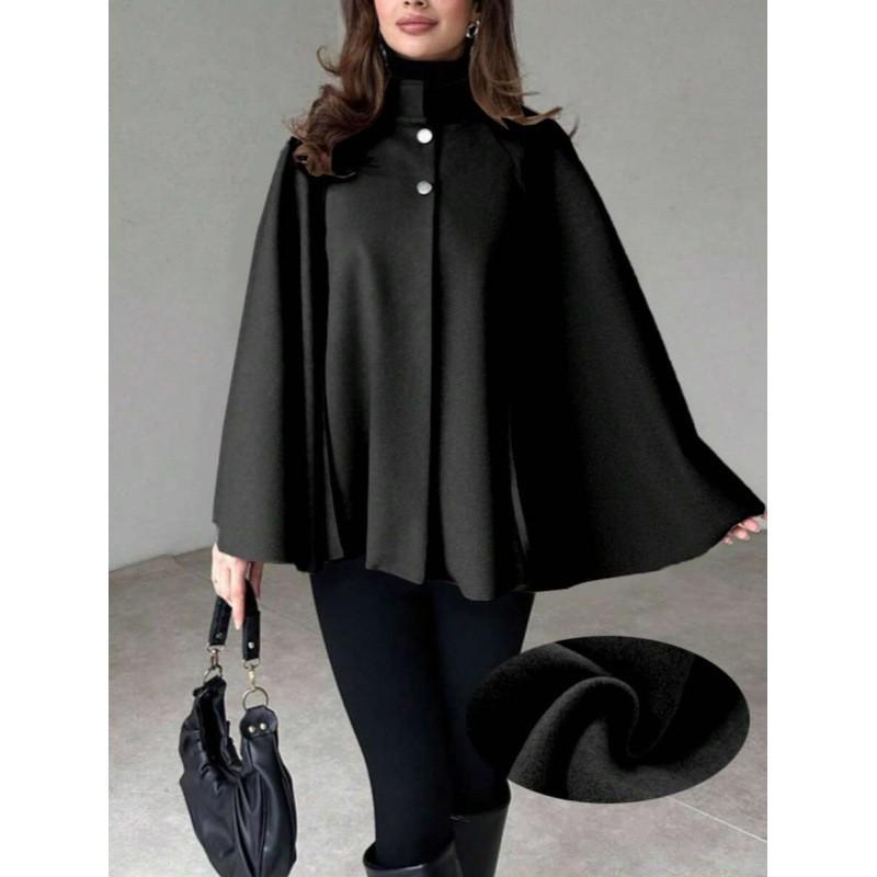 Womens Oversized Cape Coat 2026 Winter