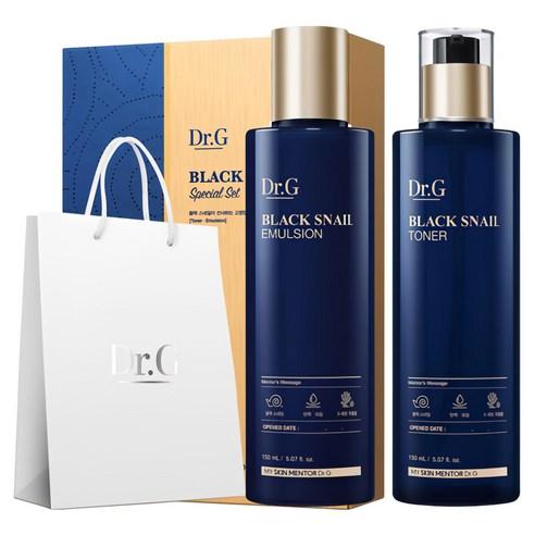 Dr.G Black Snail Toner 150ml & Emulsion Special Skincare 150ml Set Hydrating Firming Care 150ml + 150ml