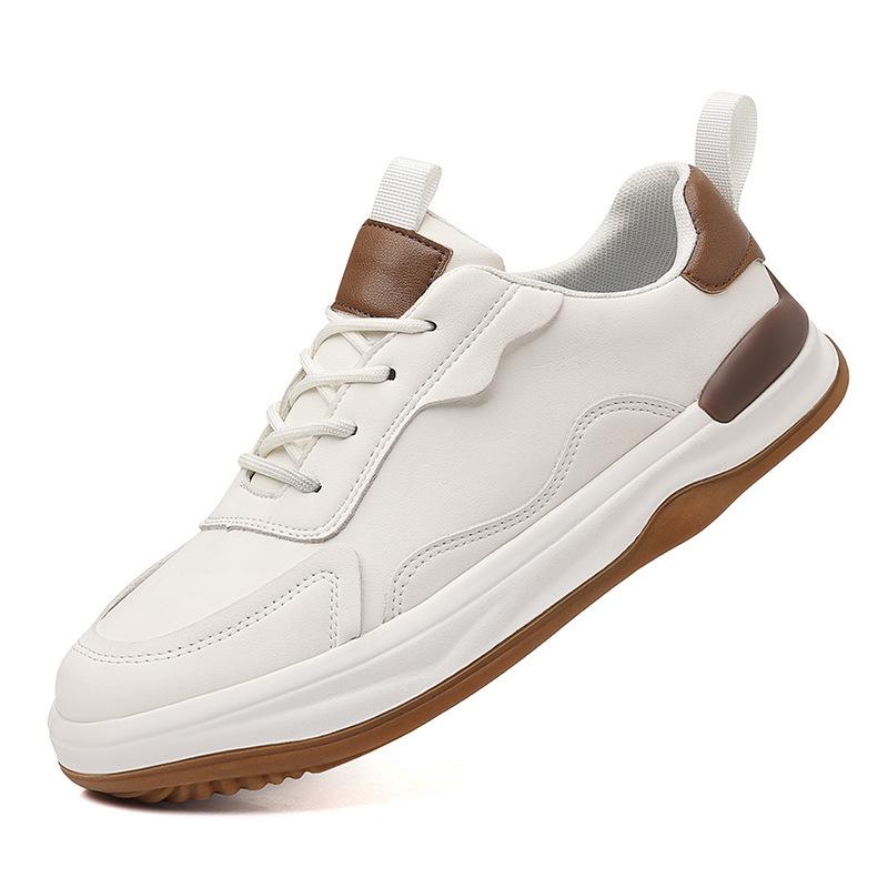 

Casual board shoes men s little white shoes trendy versatile sports simple summer breathable 2025 new high value 4546 large size 47