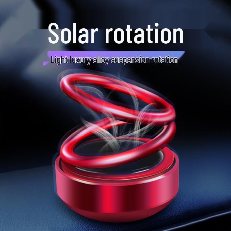 Double Ring Suspension Car Air Freshener & Perfume Holder for Interior Decoration