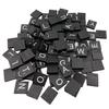 100 Pcs English Letter Alphabet Wooden Cube Blocks  Kids Game Educational Toy