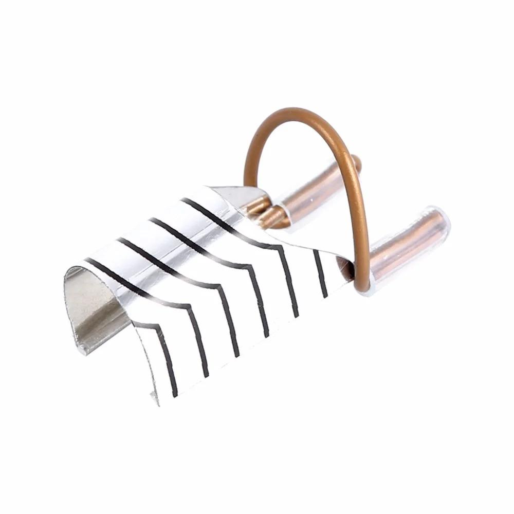 10 Pcs Reusable Nail Extension Forms for UV Gel Polish Guide Builder Tools Kit Acrylic French Tips Manicure