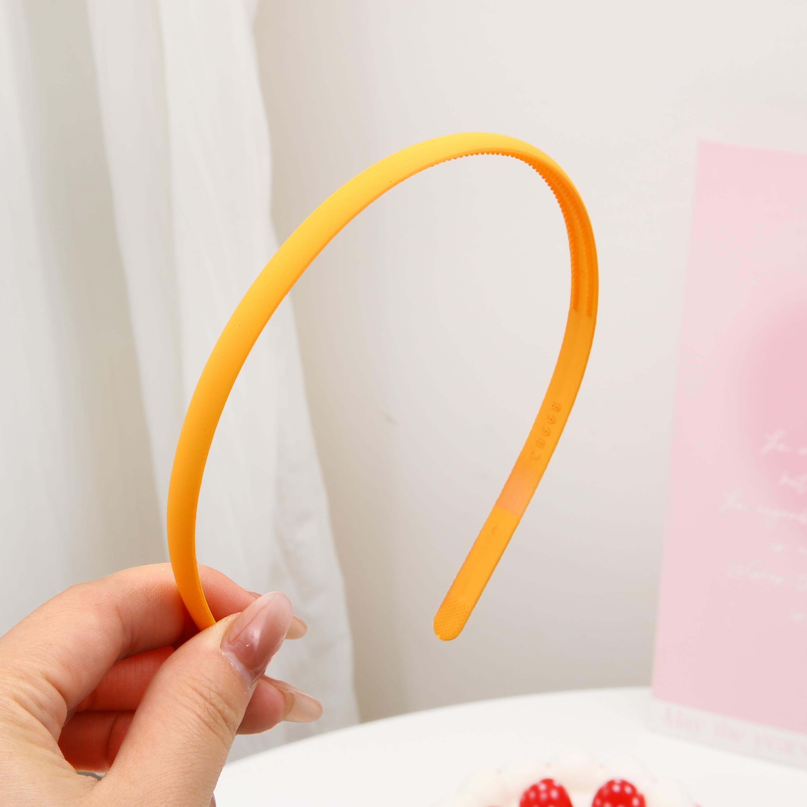 

Унисекс, простой черный металлический пластиковый обруч для волос, весенняя волнистая повязка на голову для лица