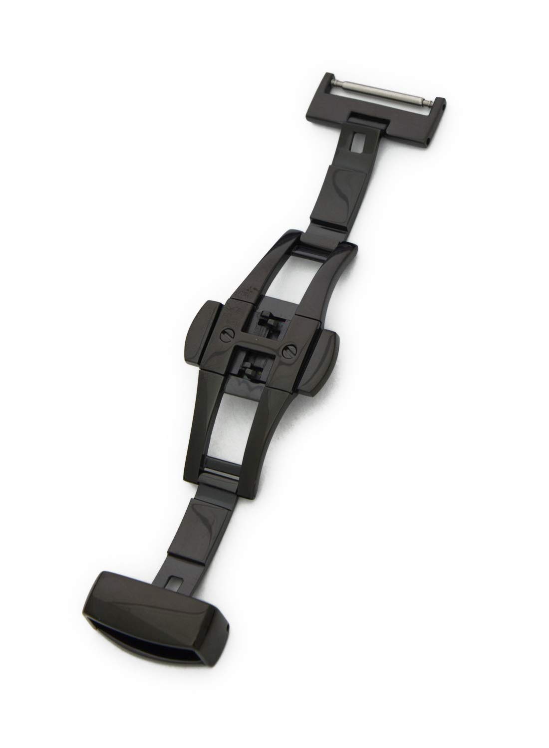 Часы CASSIS PBF со сменным ремешком CABKM016 D-BUCKLE, зеркало, 16 мм, черный, инструмент,