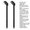 2 Pcs Solar Pathway Lights Outdoor LED Solar Lights Waterproof Solar Powered Landscape Stake Lights for Lawn Patio Walkway Driveway Decor