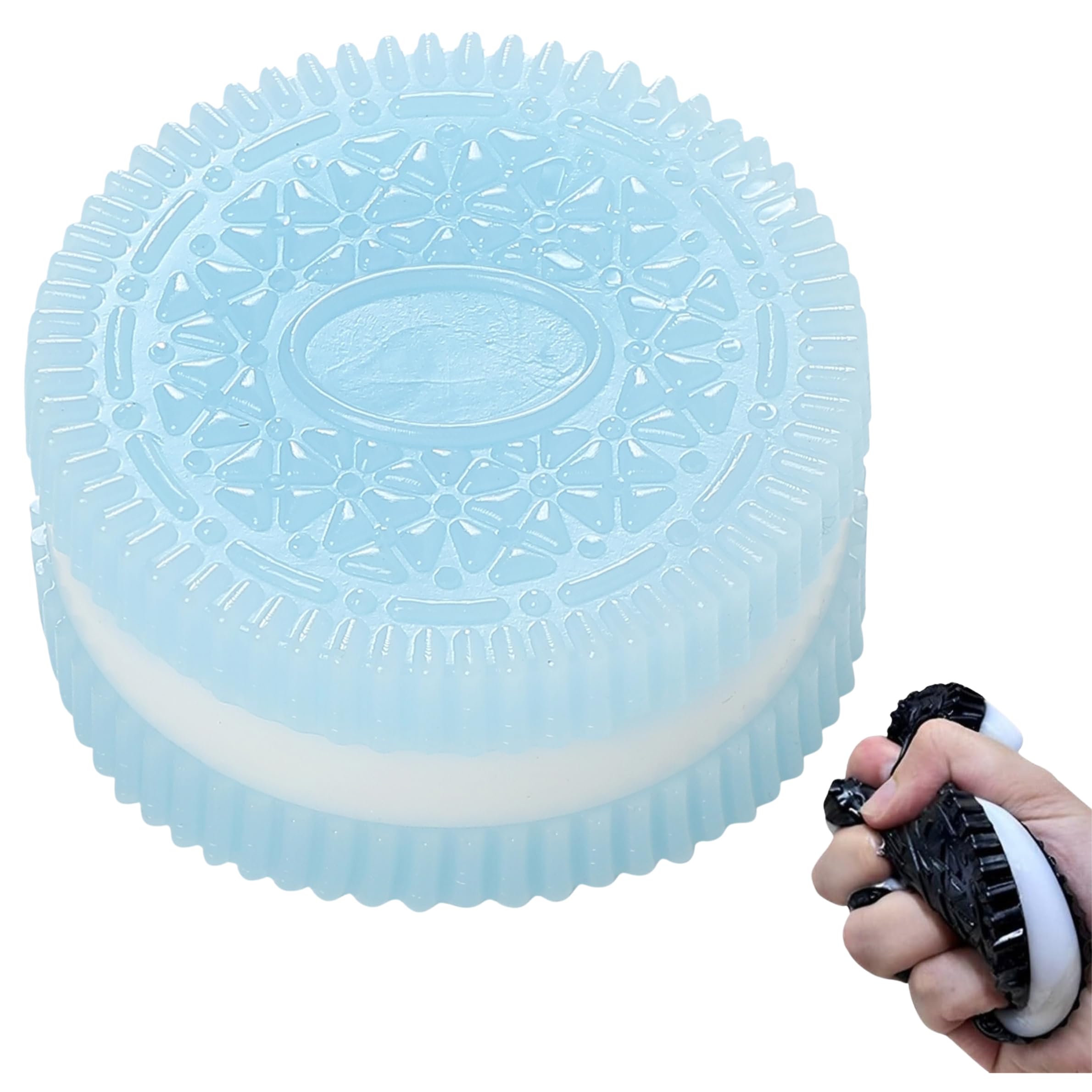 Squishy Cookie Squishy and Stress Relief - (Light Blue) светло-синий