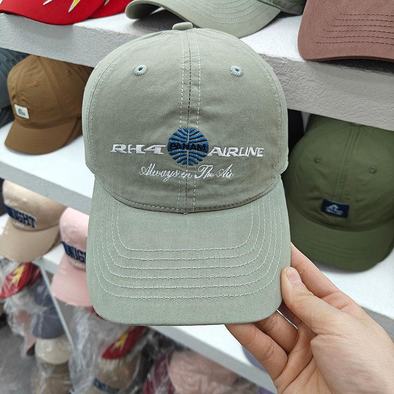 

Hat Women s New Baseball Cap Embroidered Letters Casual Face Showing Small Duckling Hat Couple Trendy Sunshade Black M（56-58cm）