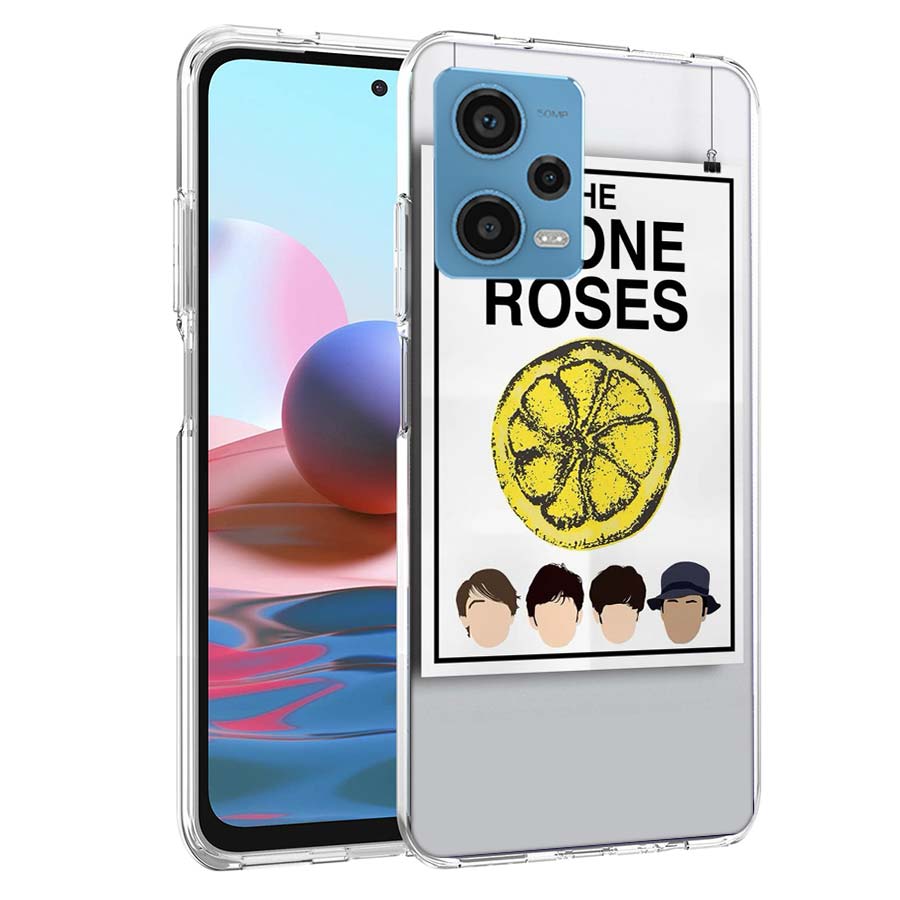 

The Stone-R-Roses Phone Case For Redmi Note 13 12 14 15 Pro Plus 13R 11 11T 11E 11S 10 Pro 10S 9 9S Cover Cell Clear TPU Capa Ca Redmi Note 14 Pro 5G