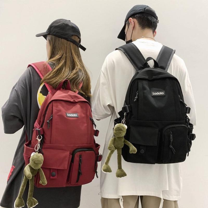 Unisex Backpacks Simple Large Capacity Travel Rucksack 2025 New Casual Multi-pockets High School Student Colleage Student School Bags for Teenagers