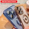 Glass Phone Camera Lens Protection Case For iPhone 13 15 14 12 11 Pro Max 8 Plus X XS XR With Logo Hole Plating Protector Cover