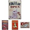 Vintage Tin Sign For Garage And Bar With Timeless Retro Metal Art Poster Design