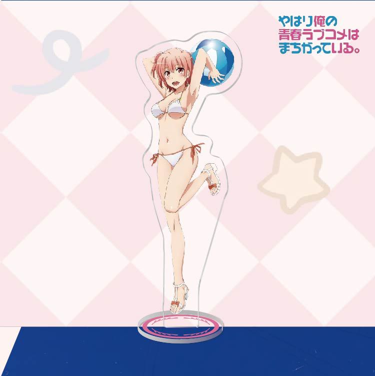 Anime My Youth Romantic Comedy Is Wrong Acrylic Stand Action Figure Toy PVC Desktop Stand Model Toys Gift