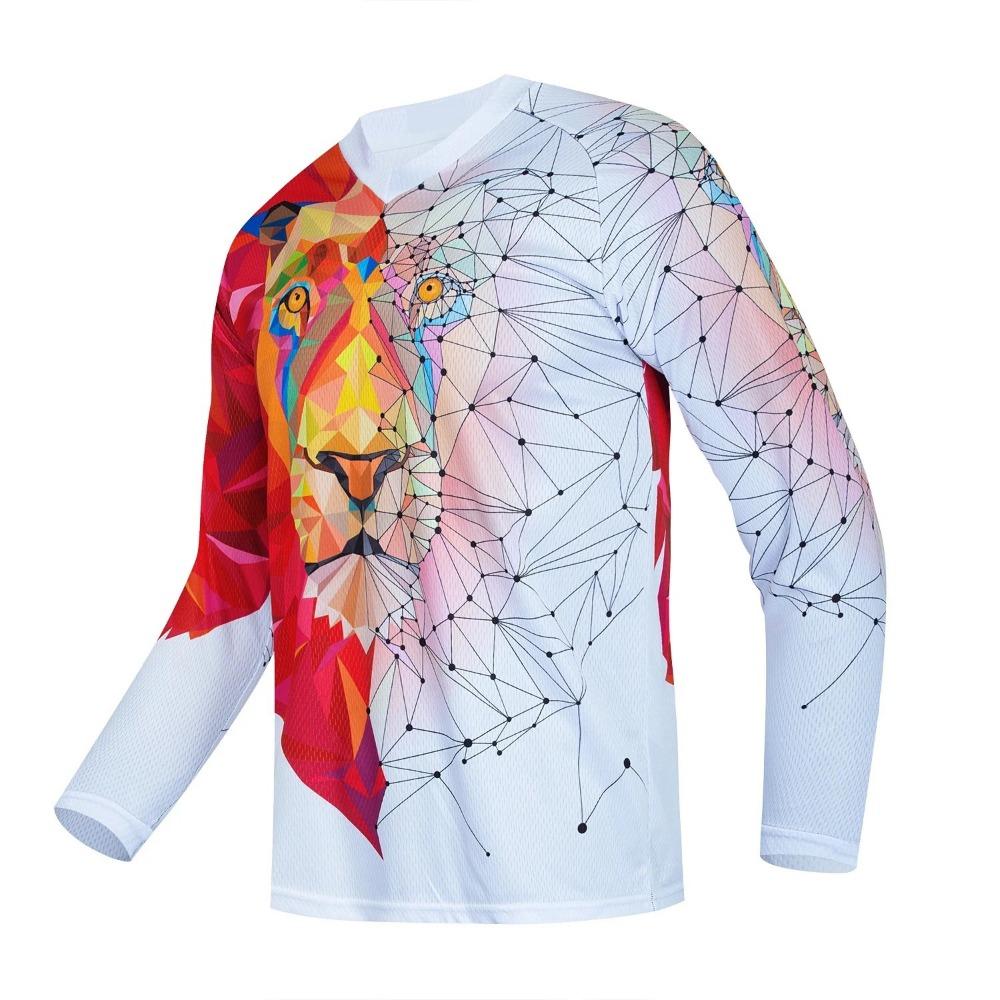 2026 Men's Long Sleeve T-shirt Mountain Bike Off-Road Motorcycle Cycling Jersey MTB Clothes Camping Outdoor Fishing Top Loose