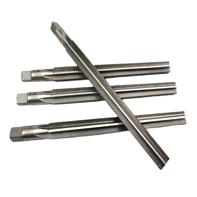 Hand Reamers Set Metric Alloy Steel Reamer Bit Shallow Cut Reamer for Metal Wood Hole Reaming Accuracy Cutting Tool