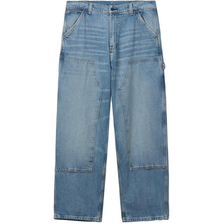 Carhartt WIP Casual Fashion Simple Cotton Straight-Leg Jeans Men jeans CHXJN035797AP