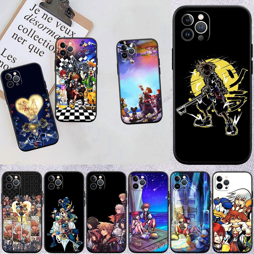 CJ73 Kingdom Hearts Soft Shell Phone Case for Redmi Note 13 14 Pro+ Plus A3 A3X 13X 13C 13R 14S 14C 14R