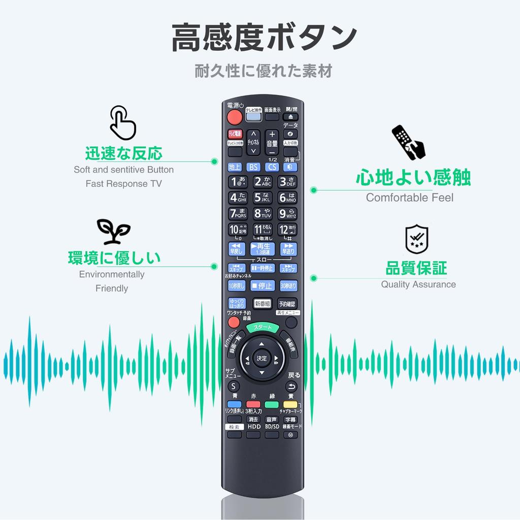 Panasonic Remote Control N2QAYB001056 for Panasonic Recorder Remote Control Panasonic Bdir6 Remote Control DIGA Remote Control Blu-ray Blu-ray