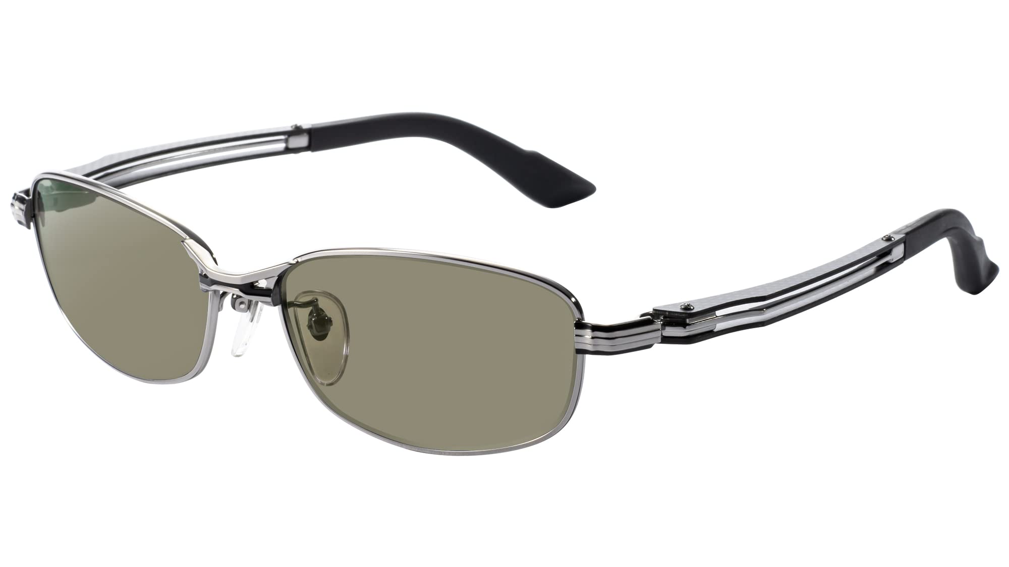 

Zeque Polarized Sunglasses Matte Chrome TRUEVIEW SPORTS Feiz 57 F-2000