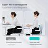 Ergonomic Lumbar Support Cushion & Posture Corrector with Cervical Traction for Office Use