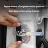 Auto Door Stabilizer Lock Regulator Anti Shake Noise Reducer Latches Stopper Cover for Most Cars Metal Mixture ABS Construction