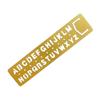 Mosiężna Linijka Zakładka Pusta Metalowa Zakładka Artykuły Szkolne Zakładka z Cyframi i Literami Rysuj Linie