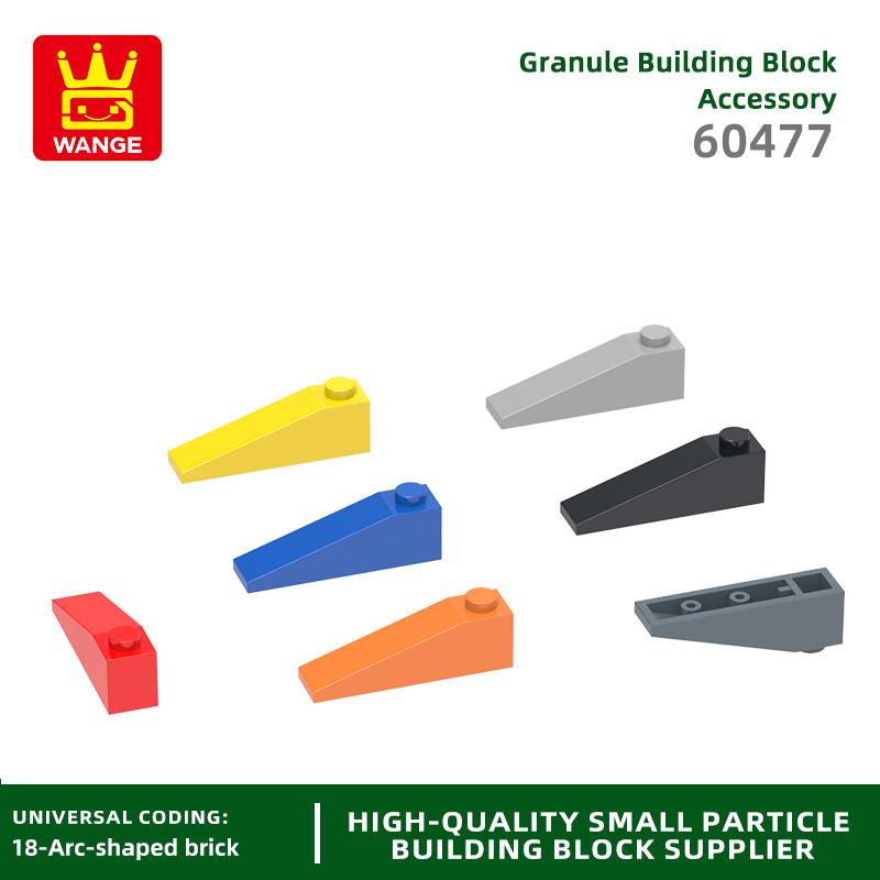 92Pcs/lot Slope 18°4x1 Roof Block Moc Hue Accessories Works With 60477 Brick DIY Children's Plaything Assembly Components
