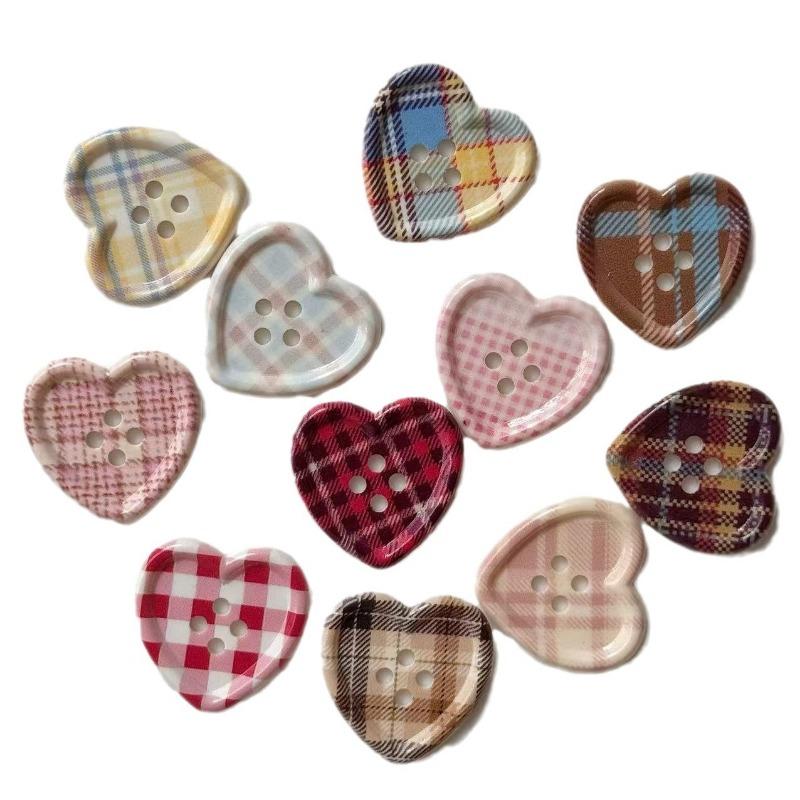 10Pcs Charm Button Resin Ornaments DIY Garment Shoes Sewing Crafts Supplies Kid Doll Costume Handmade Accessories