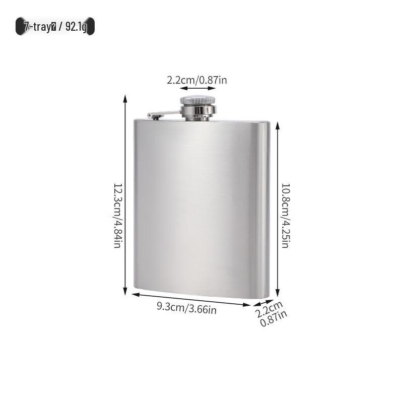 

Shangqi Portable Stainless Steel Hip Flask Set