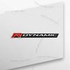 1Pc 3D Metal R Dynamic Logo Emblem Badge Car Rear Tail Bumper Trunk Sticker For Range Rover Discovery Velar HSE SVR