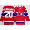 Mens Vintage Ice Hockey Jersey With Embroidered Number 14 Suzuki Caufield NHL Style Cotton Blend Team Uniform