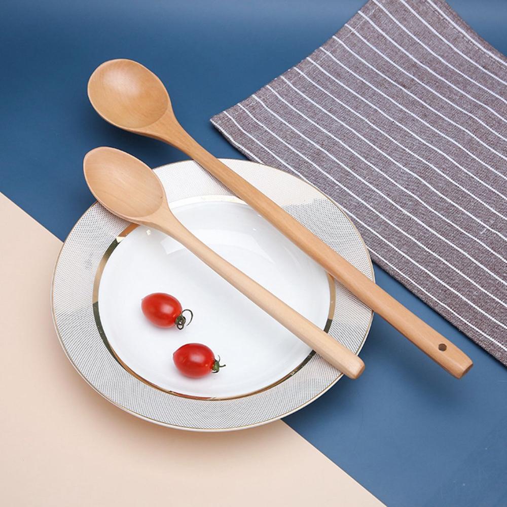 

Stirring Natural Eco-Friendly Japanese Style Eating Spoons Dinnerware Tableware Kitchen Utensil