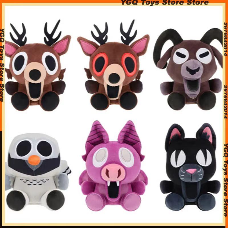 New 99 Nights In The Forest Black Cat Deer Bat Owl 99nights Plush Doll Cute Anime Peripherals Toy Birthday Gift