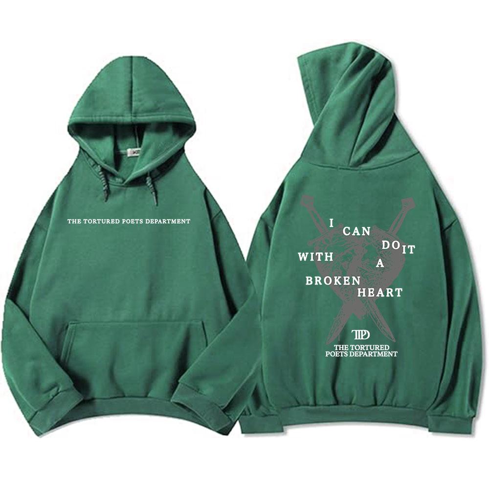 

Я могу сделать это с разбитым сердцем Новая песня Толстовки Альбом TTPD Графические толстовки Sudaderas Hombre Зимняя толстовка 3XL