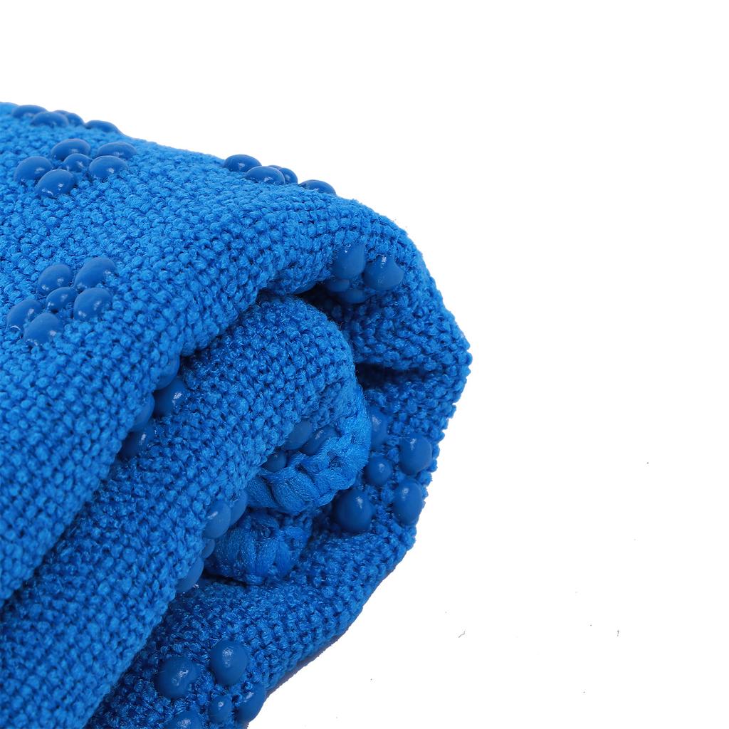 185cmx63cm NonSlip Yoga Mat Towel Yoga Sweat Absorbent Exercise Gym Mat Towel(Blue )