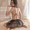Sexy Lingerie Floral Embroidery Black Butterfly Lace Butterfly Cosplay Cute Photoshoot [AQURAD] Women's