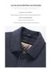 2025 Men's Autumn/Winter Wool Coat with Detachable Down Liner